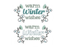 Stickdatei - Warm Winter Wishes